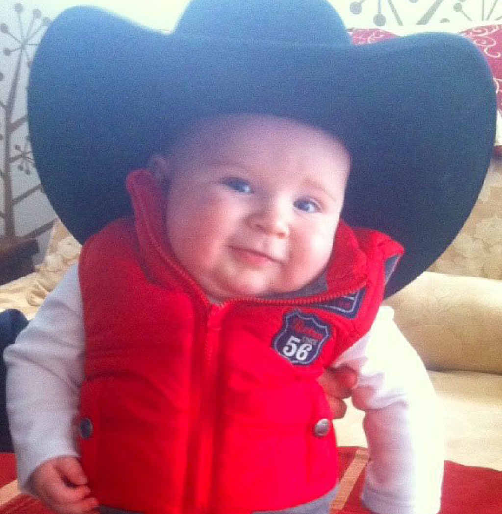 Brady Collins showed his true cowboy colours in our popular Beautiful Bub competition. Brady Collins showed his true cowboy colours in our popular Beautiful Bub competition.